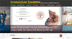 Desktop Screenshot of gyzamb.cz